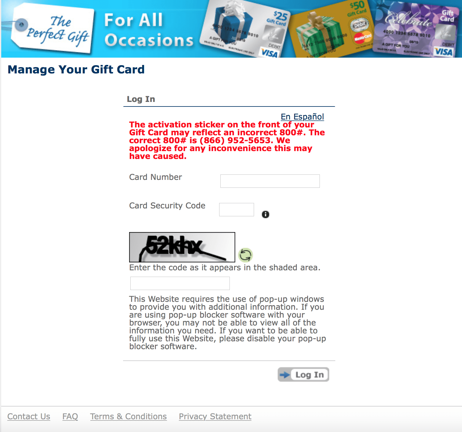 MyGiftcardsite